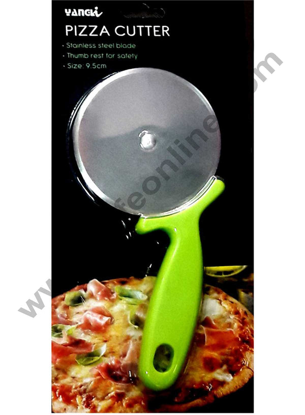 Cake Decor 1pc Pizza Cutter  Stainless Steel Blade with Plastic Handle