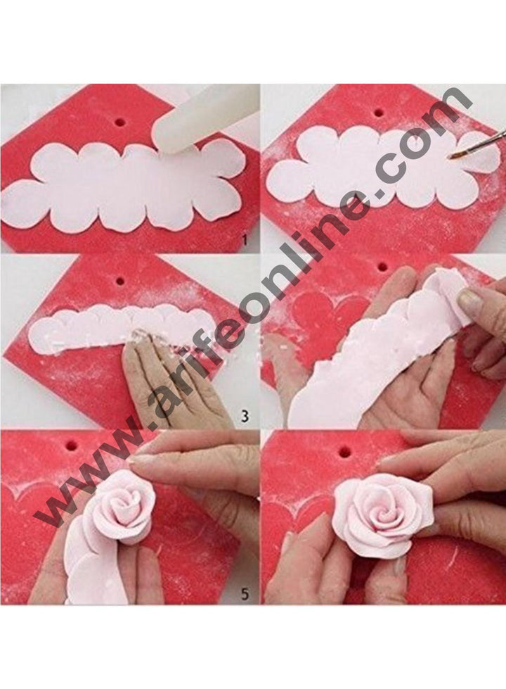 Cake Decor Easiest Rose Ever Cutter for Cake Decorating Set of 3 Cake Decorating