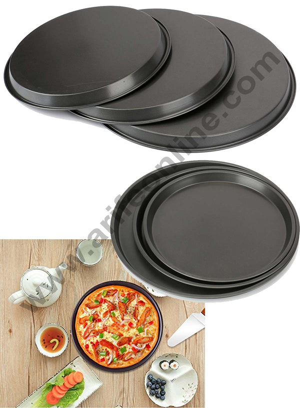 Cake Decor Non-Stick Springform Pizza Pan Set (3Pcs)