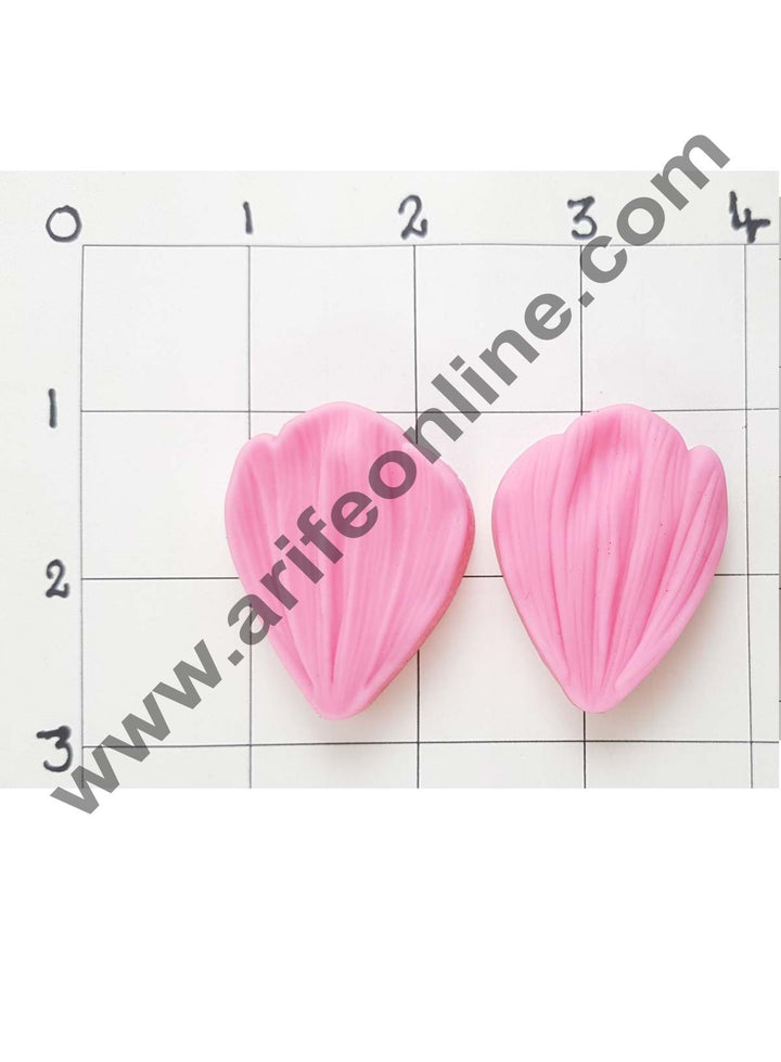Cake Decor Silicon Small Pink Veiners Leaves Shape Fondant Clay Marzipan Cake Decoration Mould