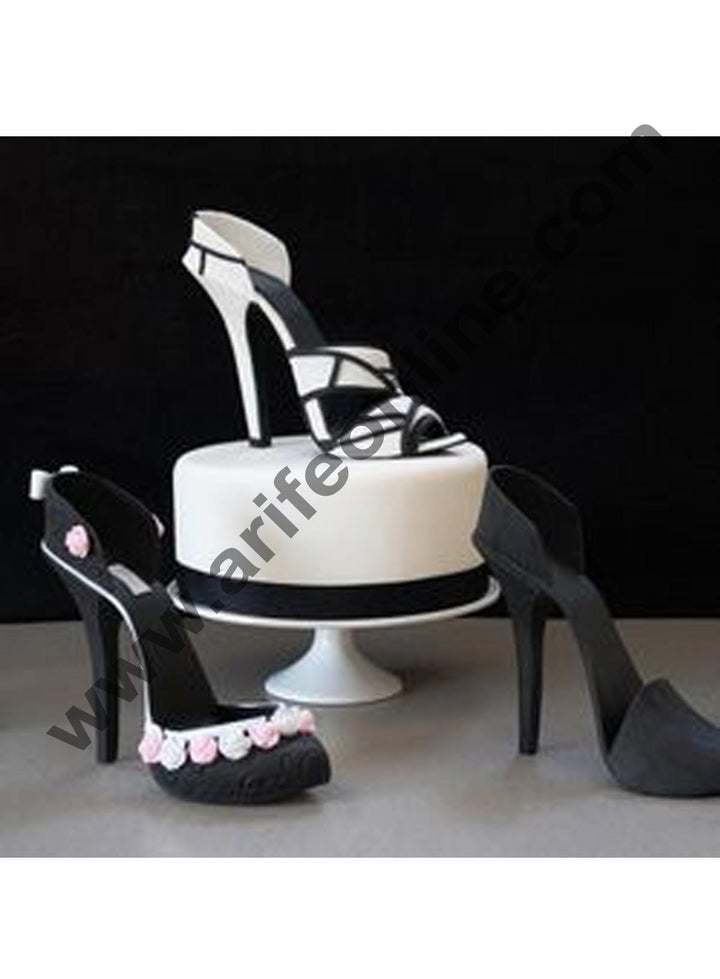 Cake Decor cake decorating tools 4 pcs Ultimate Sugar Shoe Kit silicone mold Fondant High Heel Shoe Cutter Set