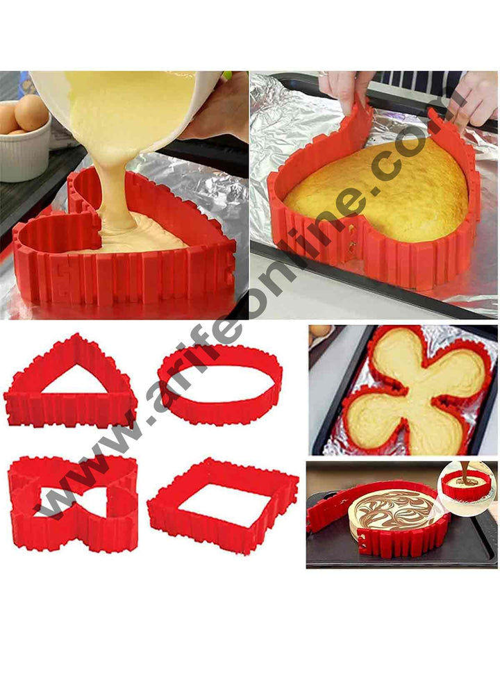 Cake Decor 4 Pcs Magic Bake Snake Silicone Nonstick Baking Snake Molds Diy Cakes In Any Shape