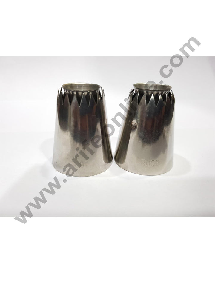 Cake Decor 2 Pcs Set Extra Large Sultan Premium Piping Nozzle for Sultane Style,No:R001,R002