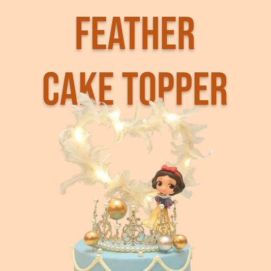 Feather Cake Toppers