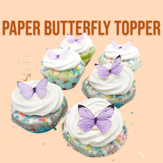 Paper Butterfly Topper