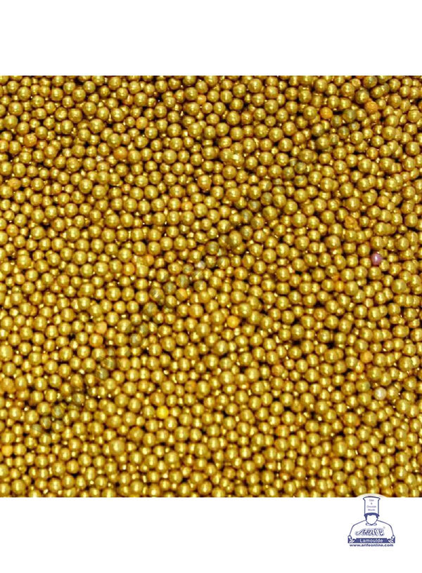 CAKE DECOR™ Balls Sugar Candy Gold - 0 - 100 gms