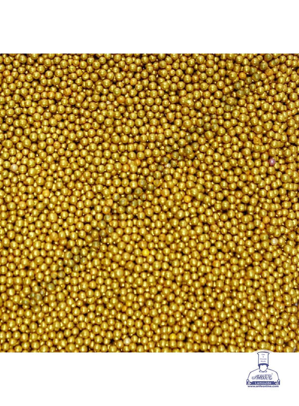 CAKE DECOR™ Balls Sugar Candy Gold - 00 - 100 gms