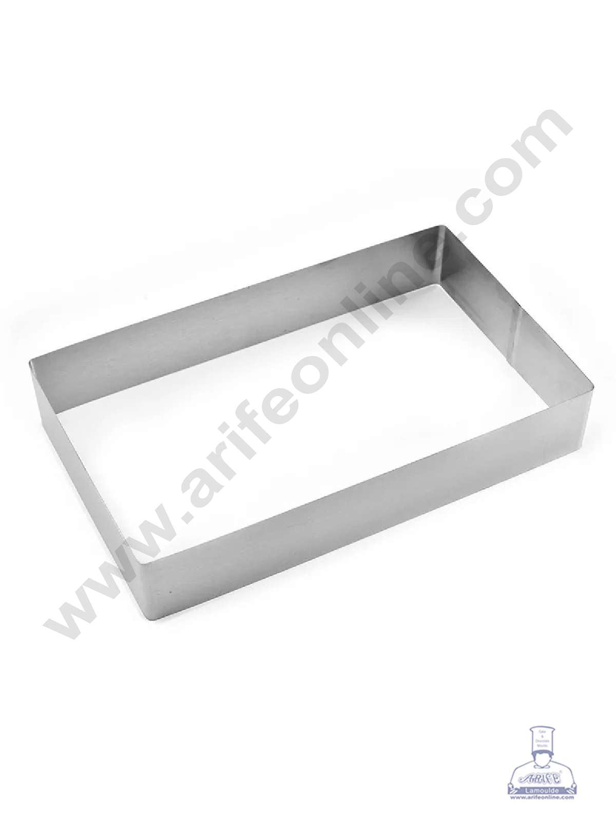 CAKE DECOR™ Rectangle | Opera Cake Ring Stainless Steel Cutter Heavy R ...