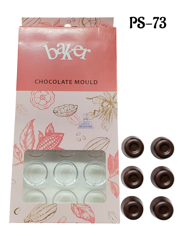 CAKE DECOR™ Regular Bakers 21-Cavity Small, Round, Shallow Dome With a Central Ring |SBPS-73|1 Piece|