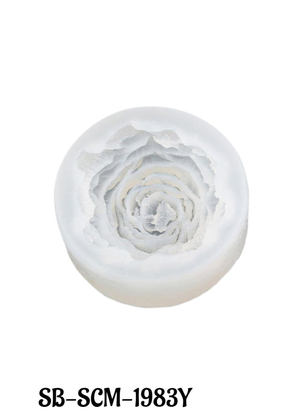 CAKE DECOR™ Deep Petal Rose Silicone Candle Mold│SB-SCM-1983Y│