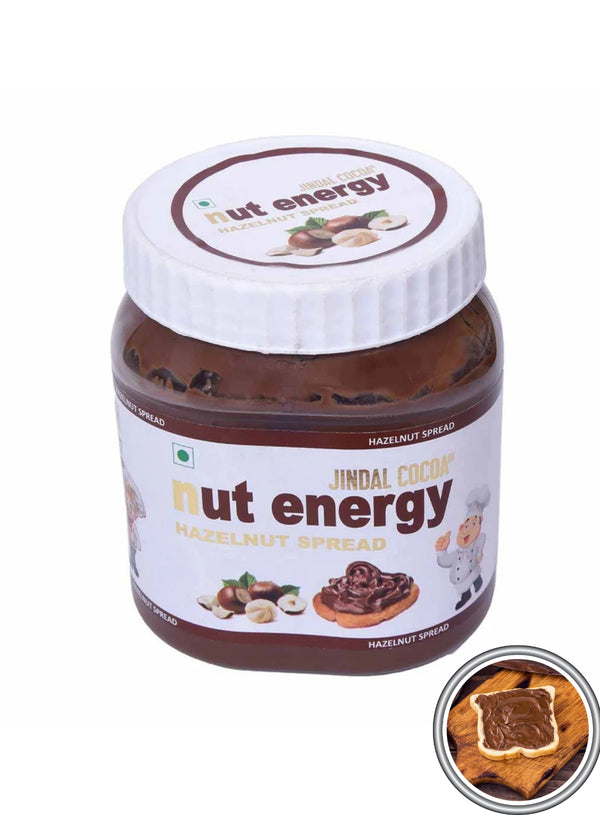 CAKE DECOR™ Jindal Cocoa NUT ENERGY | HAZELNUT SPREAD | CHOCOLATE JAM | ALTERNATIVE, 1 Kg Jar  (1000 g)