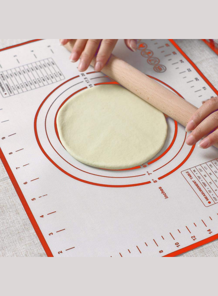 Home CAKE DECOR™ Silicone Baking Mat Non-Slip with Measurement Counter ...
