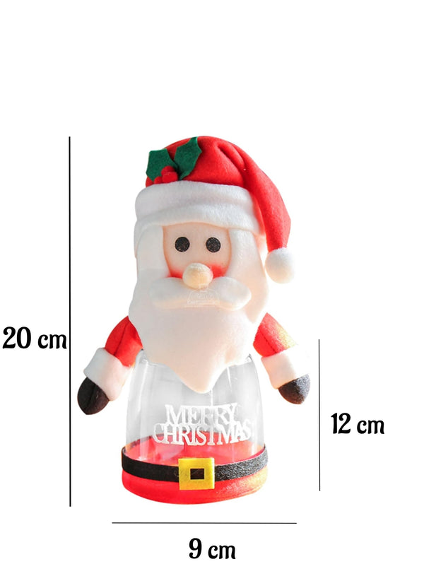 Mini Santa Claus Decorative Storage Jar | 1 Piece Pack - CAKE DECOR™