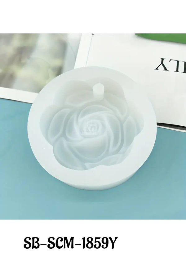 CAKE DECOR™ Rose Flower Silicone Candle Mold│SB-SCM-1859Y│
