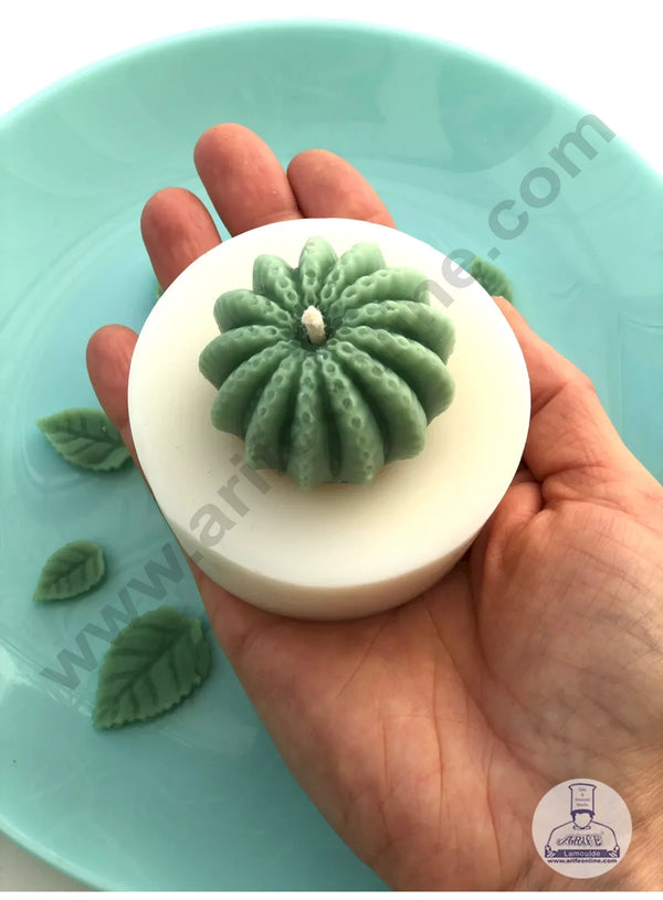 3D Silicon 1 Cavity Succulent Cactus Shape Silicon Candle Mould, Silicon Soap Mould (SBSP-DYF6267) - CAKE DECOR™