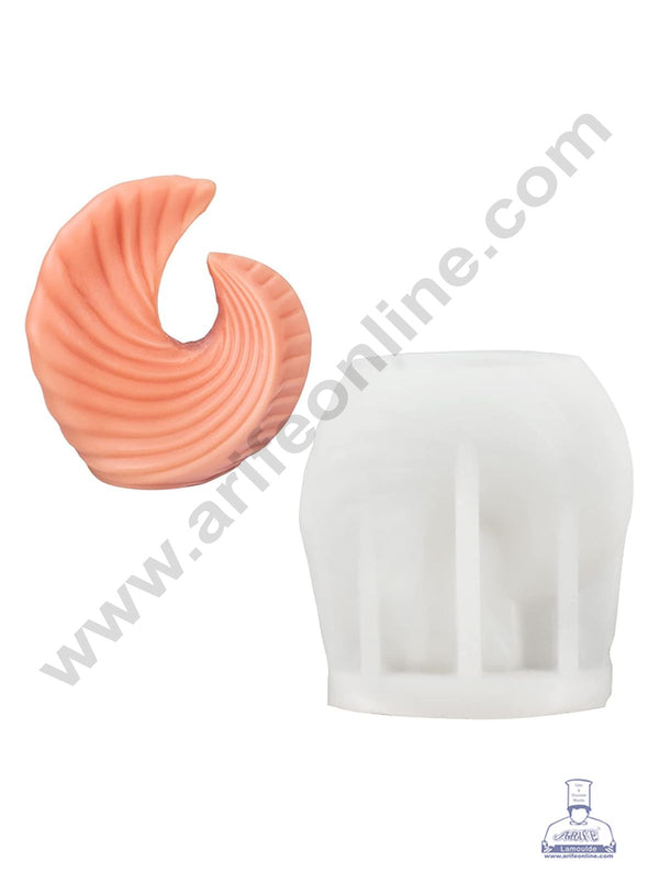 3D Silicon 1 Cavity Sea Shell Design Silicon Candle Mould, Silicon Soap Mould (SBSP-DYF6996) - CAKE DECOR™
