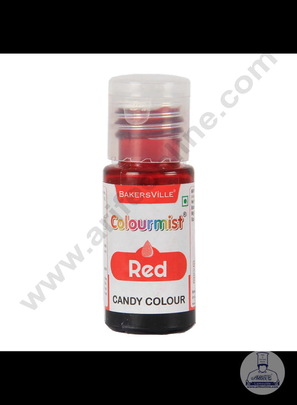 Colourmist Oil Candy Color Oil Based for Chocolate Red - 20G