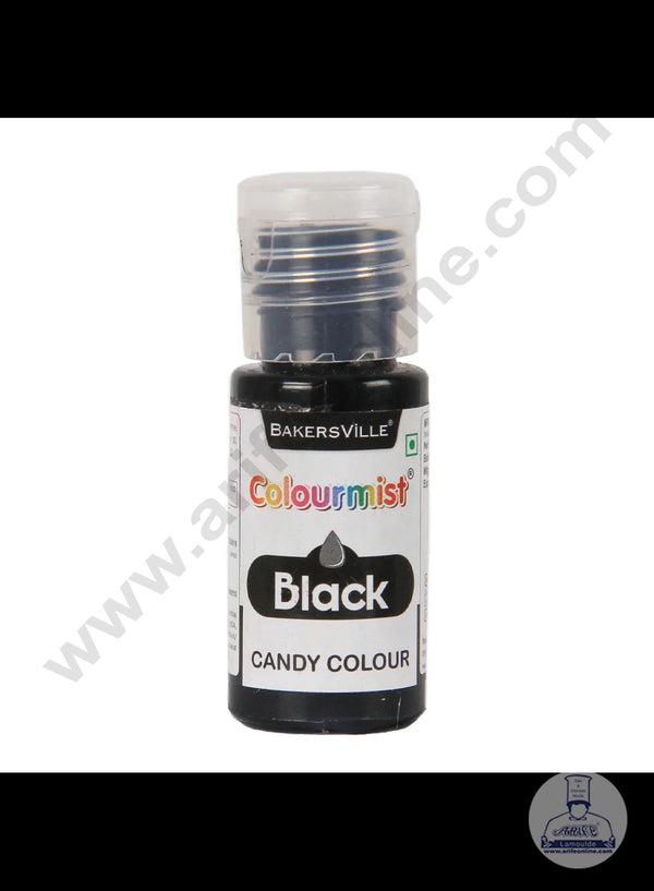 Colourmist Oil Candy Color Oil Based for Chocolate Black - 20G