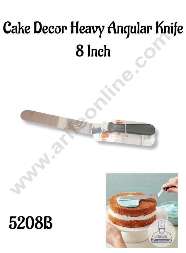 CAKE DECOR™ Heavy Angular Knife - 8 Inch/ 1 Piece