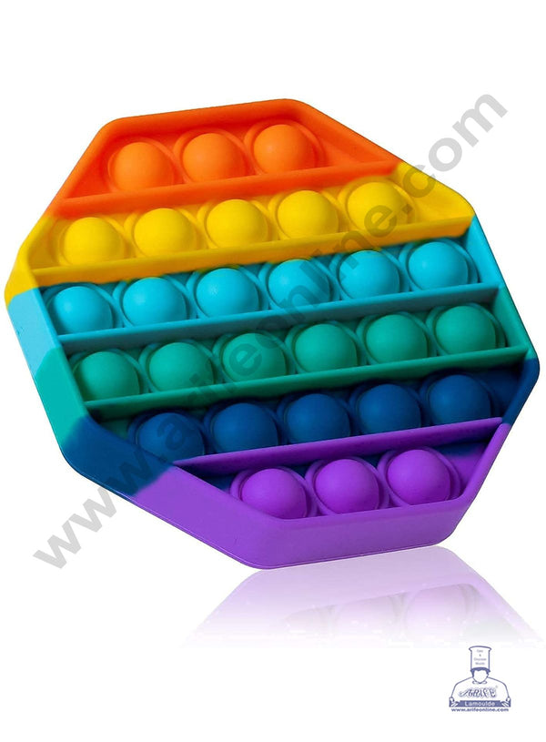 Hexagon Pop It Silicone Mould | Multipurpose Chocolate & Toy Mould - CAKE DECOR™