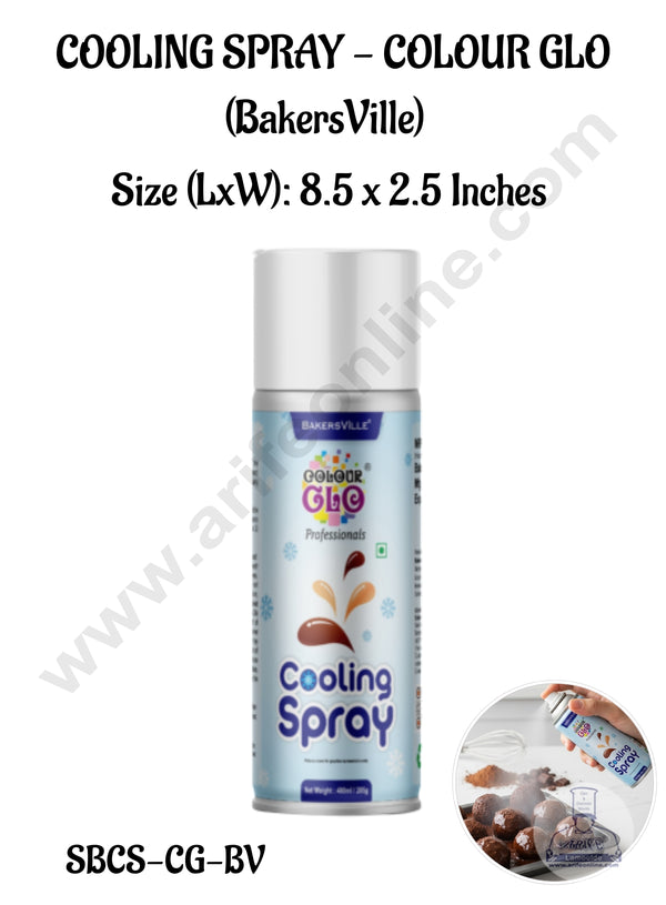 Colour Glo Cooling Spray (BakersVille) - 400 ml/205g - CAKE DECOR™