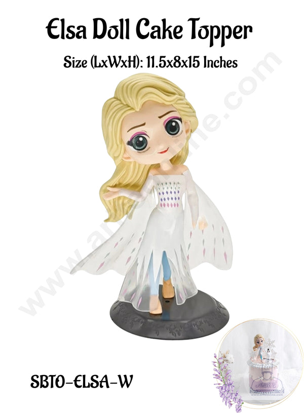 Disney Frozen Queen Elsa Princess | Doll Cake Topper | DIY Cake Decoration Accessories - 1 Pc - CAKE DECOR™
