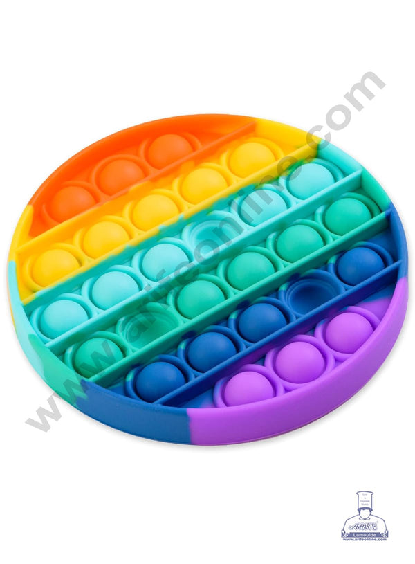 Round Pop It Silicone Mould | Multipurpose Chocolate & Toy Mould - CAKE DECOR™