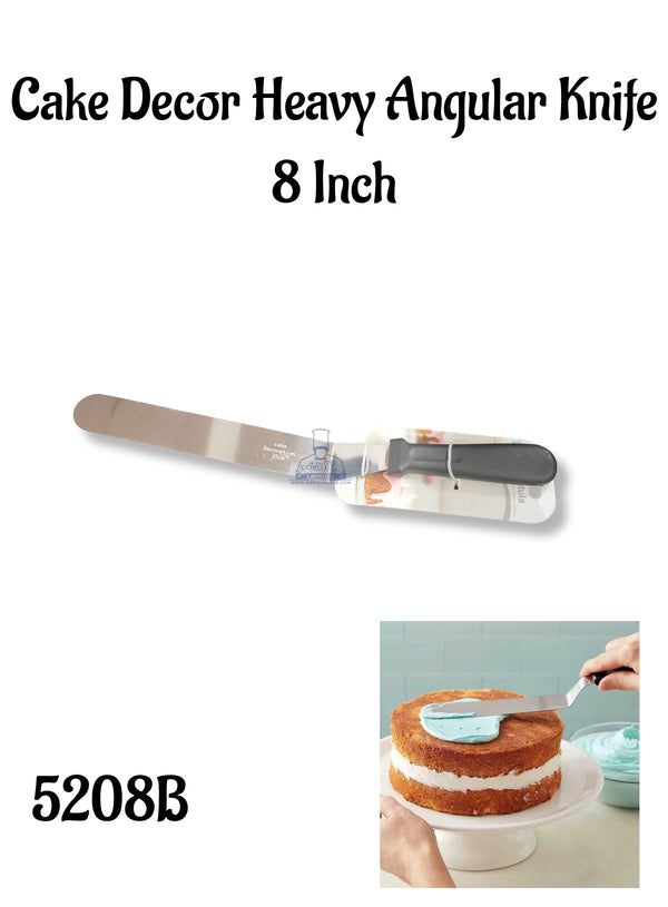 CAKE DECOR™ Heavy Angular Knife - 8 Inch/ 1 Piece