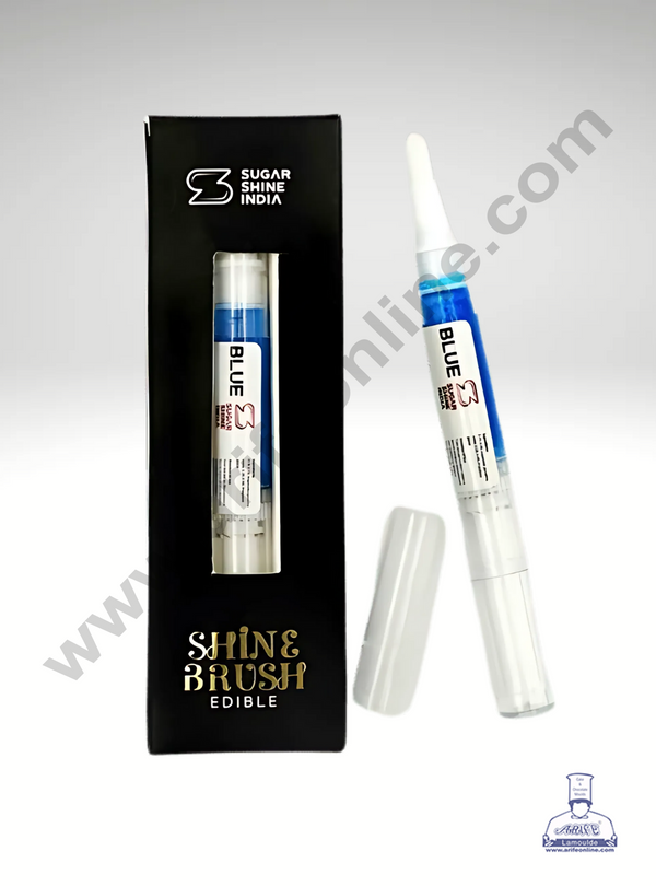 Blue Edible Ink Sugar Shine Brush (1 piece)