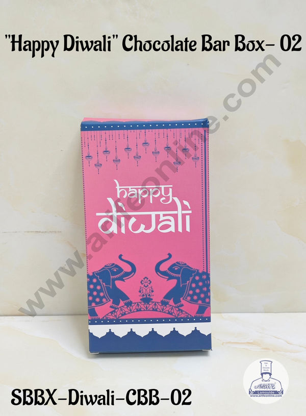Diwali Kunafa Bar Box - Design 02 ( Pack of 10 Pcs ) (SBBX-Diwali-CBB-02)- CAKE DECOR™