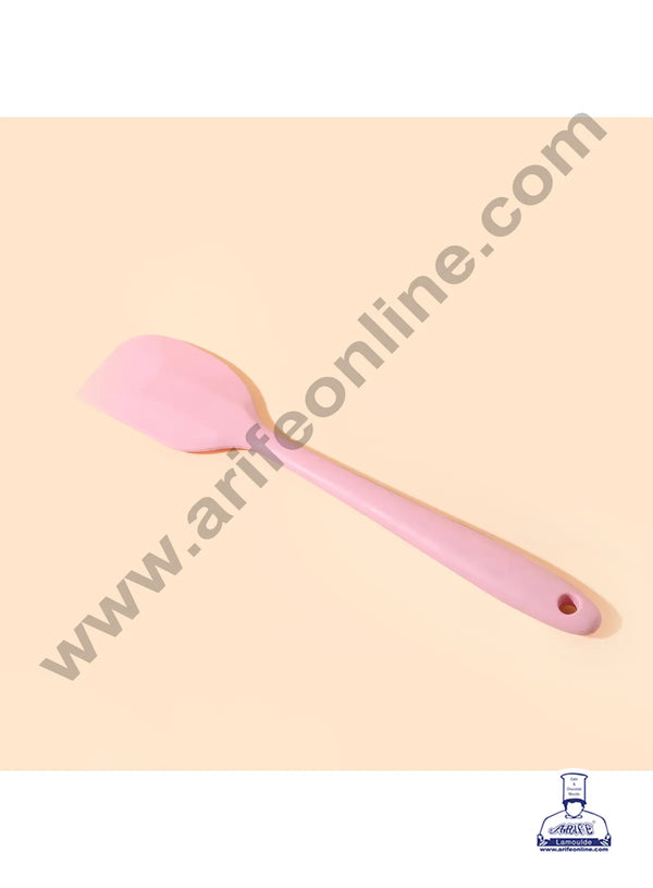 CAKE DECOR™ 1  Piece Small Pink Silicone Spatula | Mix, Frost, & Scrape with Ease, Kitchen Cooking Tool