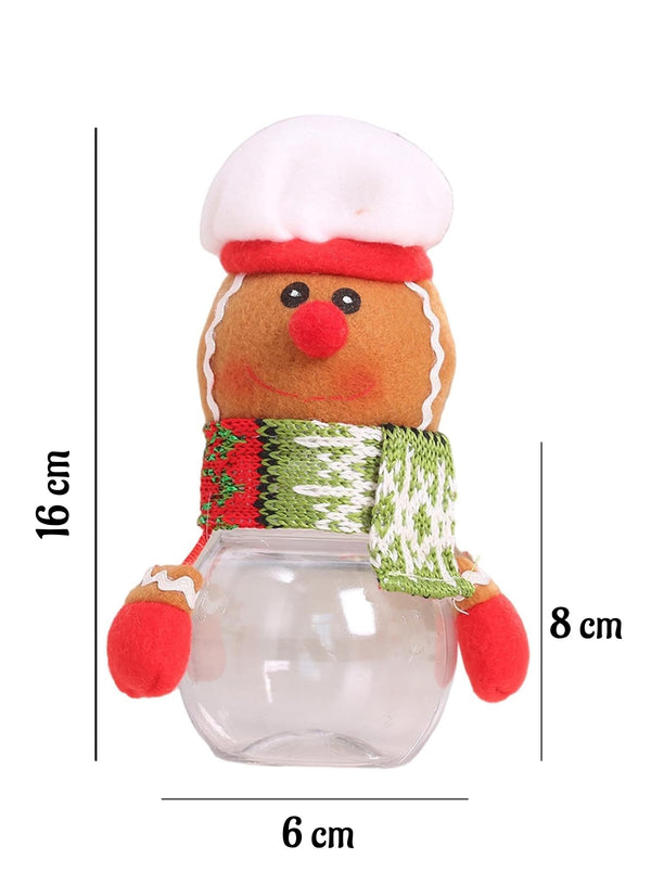Gingerbread Man Decorative Storage Jar | 1 Piece Pack - CAKE DECOR™