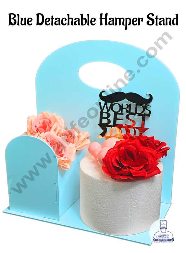Blue Detachable Cake and Flower Hamper Stand - CAKE DECOR™