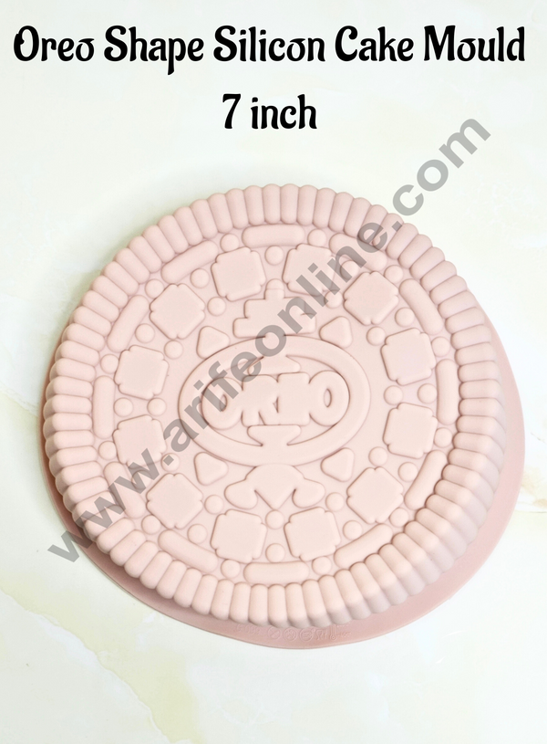 CAKE DECOR™ Oreo Shape Silicon Cake Mould | Muffin Mould | 7 inch