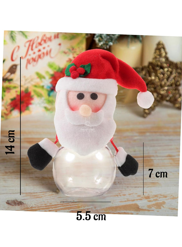 Mini Santa Claus Treat Jar | 1 Piece Pack - CAKE DECOR™