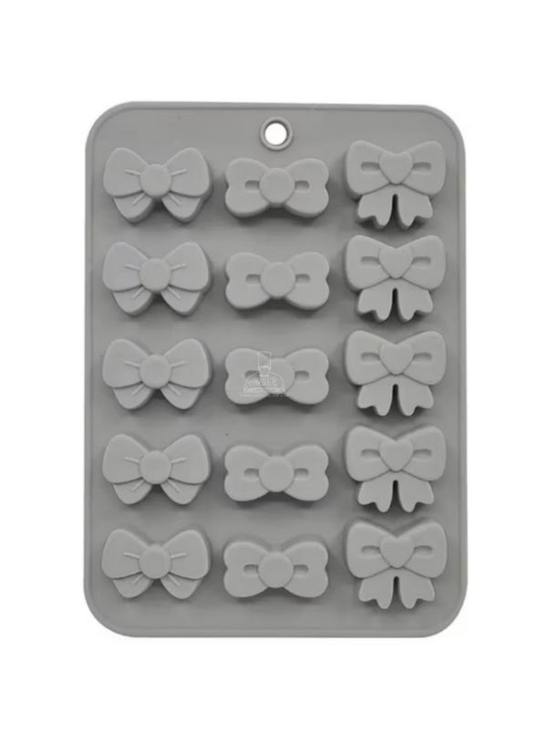 CAKE DECOR™ 15-Cavity Assorted Bow Silicone Chocolate Mold - D0867