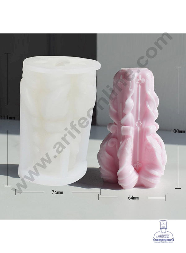 3D Silicon 1 Cavity Carved Root Shape Silicon Candle Mould, Silicon Soap Mould (SBSP-DYF6983) - CAKE DECOR™