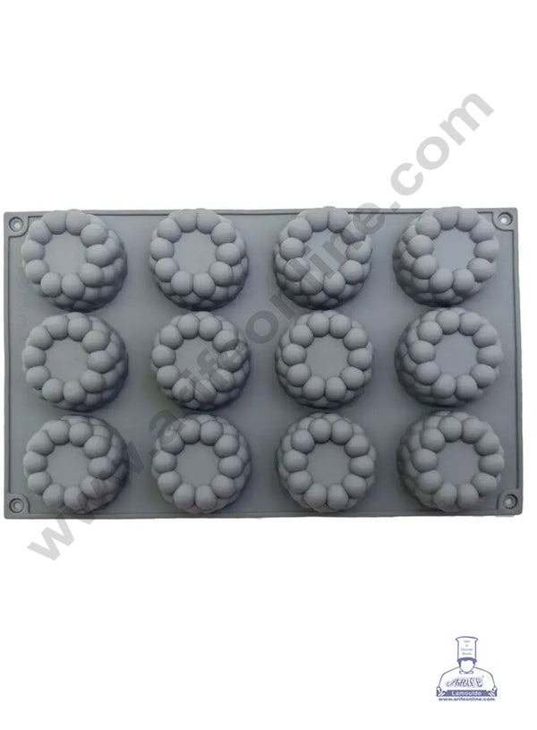 CAKE DECOR™ Mini Donut Bundt Chocolate Mold with Bubble Design - G352