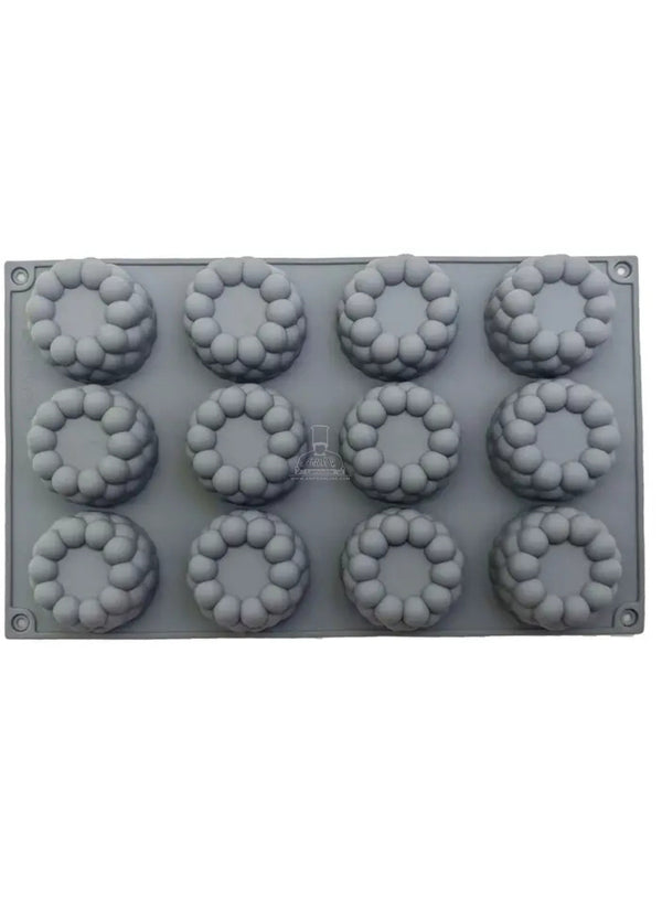 CAKE DECOR™ Mini Donut Bundt Chocolate Mold with Bubble Design - G352