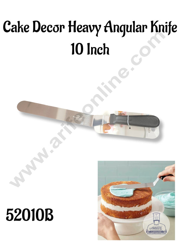 CAKE DECOR™ Heavy Angular Knife - 10 Inch/ 1 Piece
