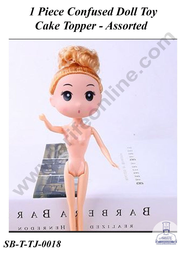 CAKE DECOR™ 1 Piece Confused Doll Toy Cake Topper - Assorted (SB-T-TJ-0018)