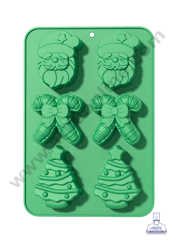 CAKE DECOR™  Holiday 6-Cavity Silicone Chocolate Mold - G422
