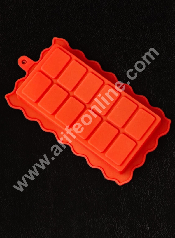 1 Cavity 12 Box Design Kunafa Chocolate Bar Silicone Mould | Pistachio Kunafa Chocolate Bar Mould | CAKE DECOR™