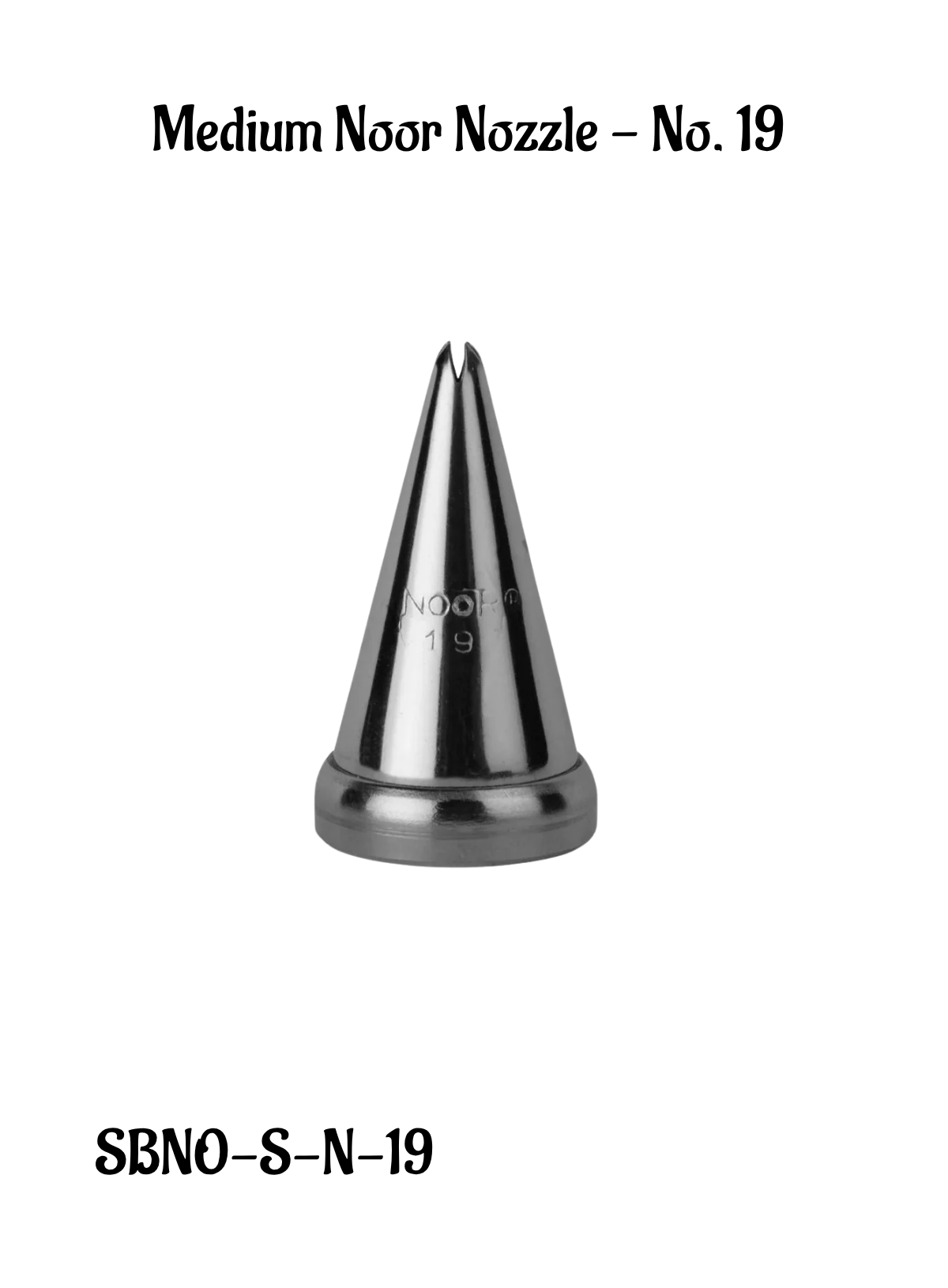 Home CAKE DECOR™ Medium Noor Nozzle – No. 19 Four Star Ribbon Design ...