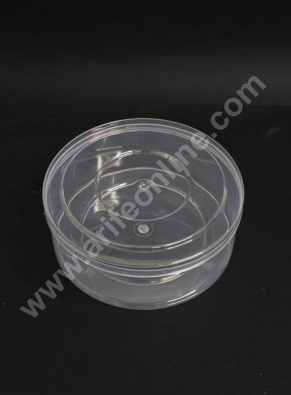 CAKE DECOR™ 6 inch Acrylic Dream Cake Box Tub Cake Box (SB-ADCBox-01)