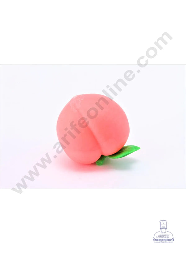 Mini Peach Rubber Topper | Fruits Rubber Cake Toppers - (3 pc set ) CAKE DECOR™