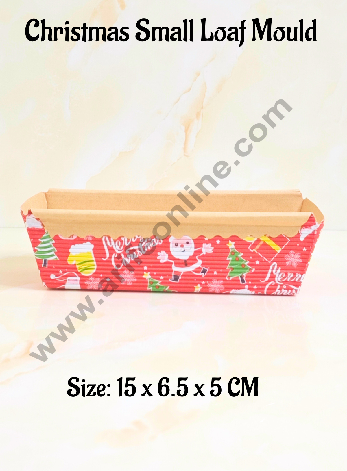 CAKE DECOR™ Christmas Theme Small Loaf Liner | Bake & Serve Paper Baki ...