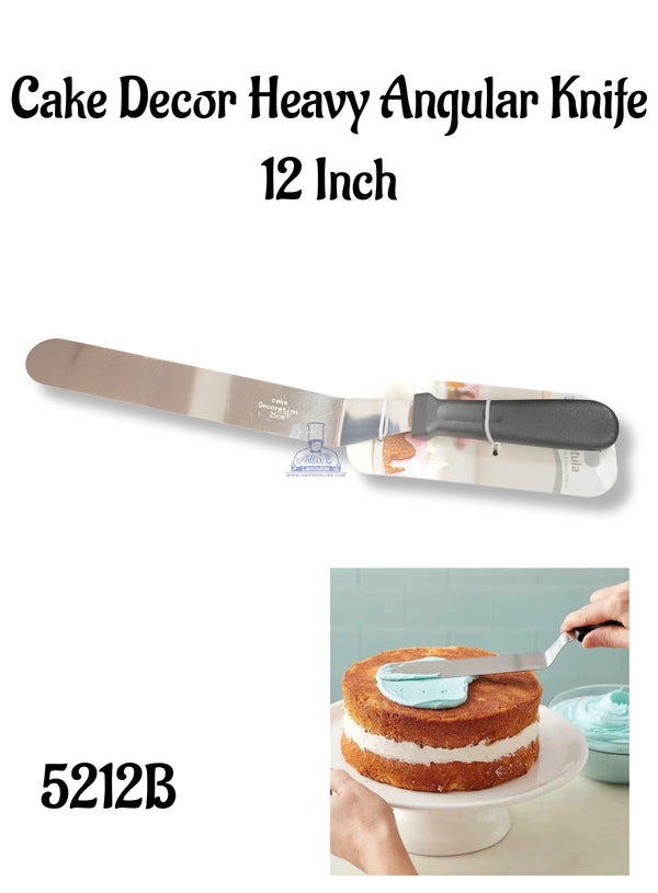 CAKE DECOR™ Heavy Angular Knife - 12 Inch/ 1 Piece