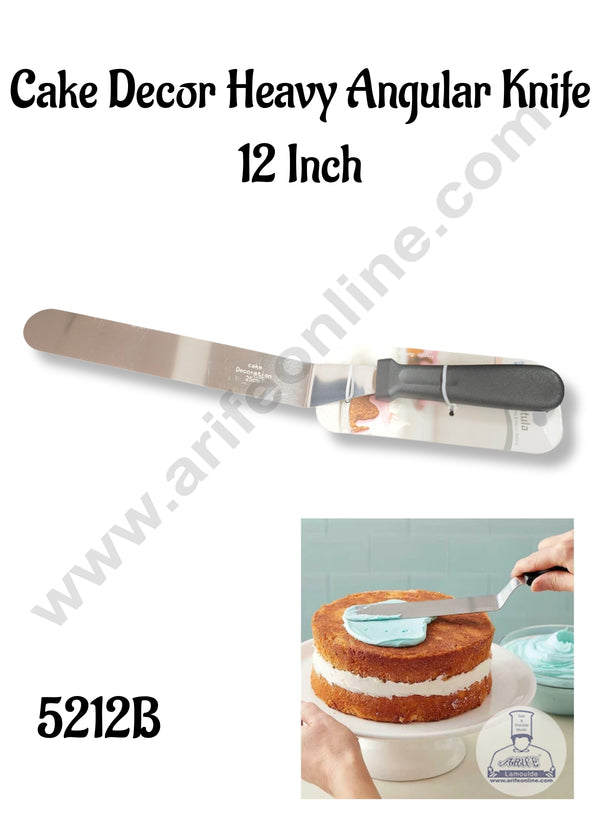 CAKE DECOR™ Heavy Angular Knife - 12 Inch/ 1 Piece