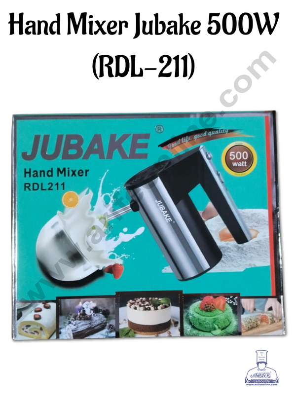 CAKE DECOR™  Jubake Electric Hand Beater 500 W (Model No: RDL-211)